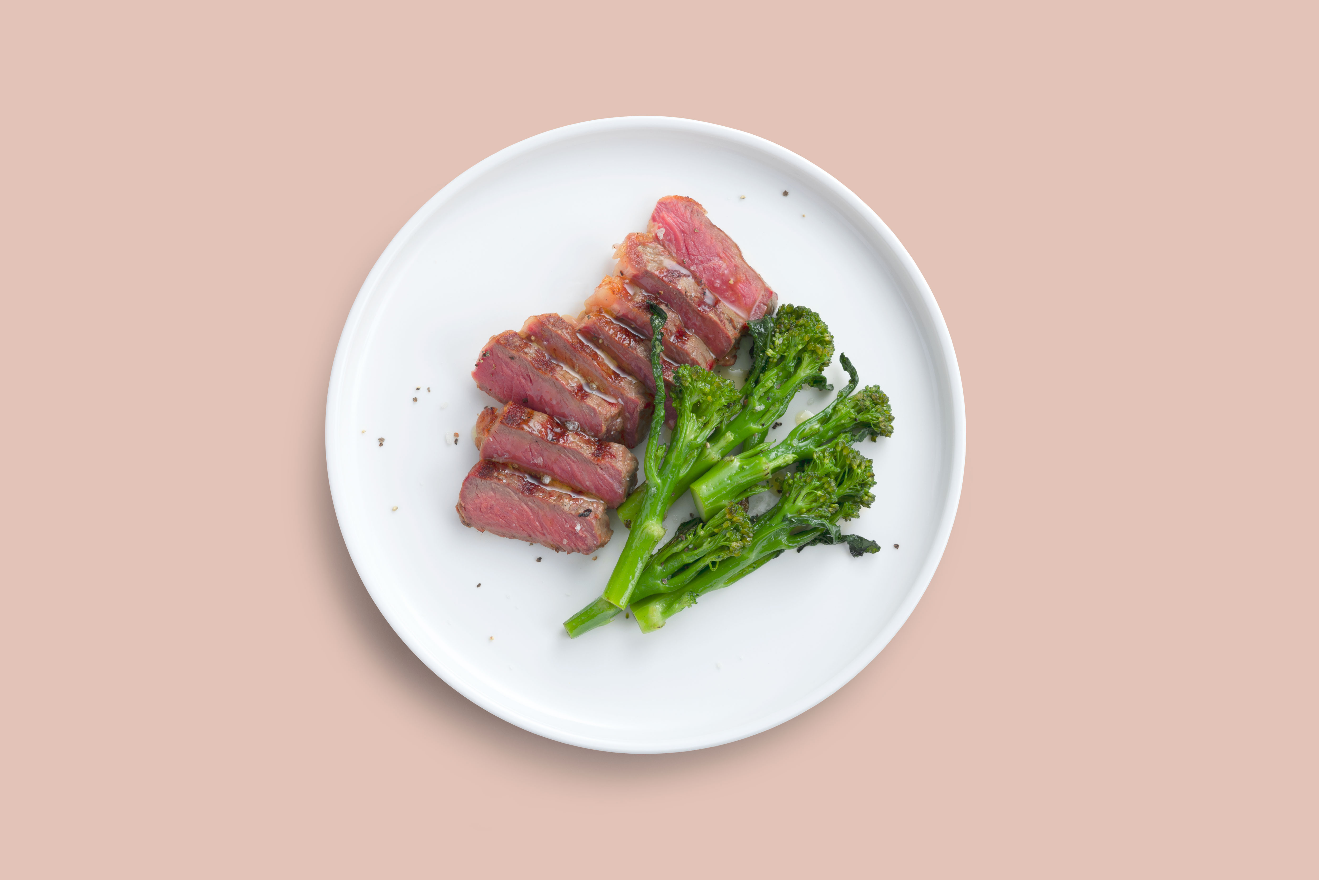 Peanut crusted steak